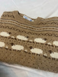 Tan Sheep Boho Sweater