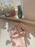 Light Peach Nike Ankle Socks